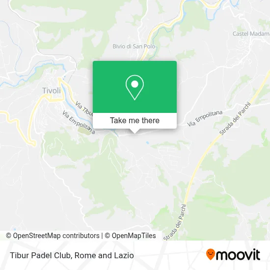 Tibur Padel Club map