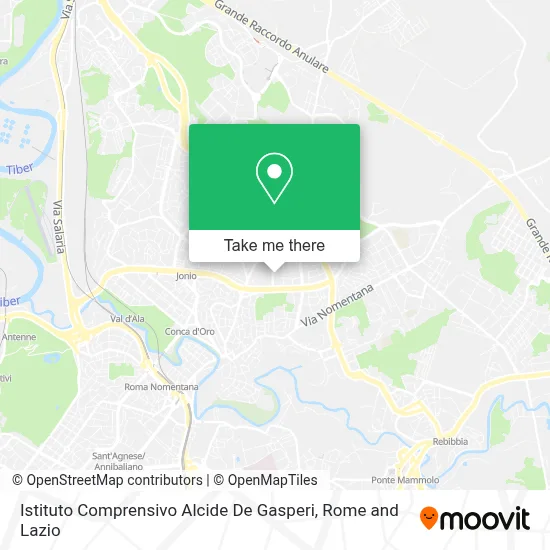 Istituto Comprensivo Alcide De Gasperi map