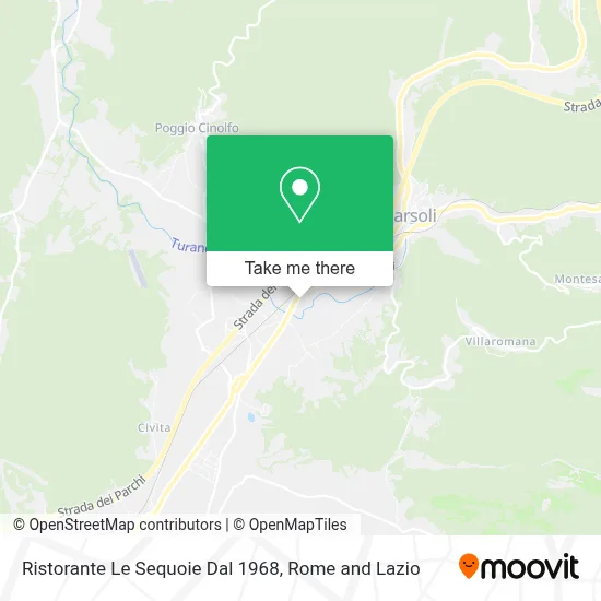 Ristorante Le Sequoie Dal 1968 map