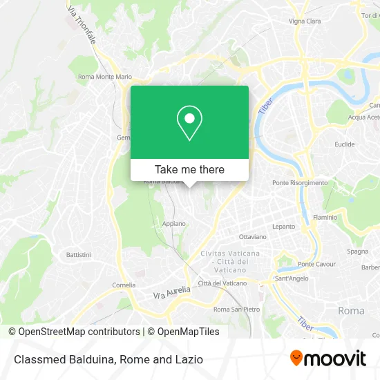 Classmed Balduina map