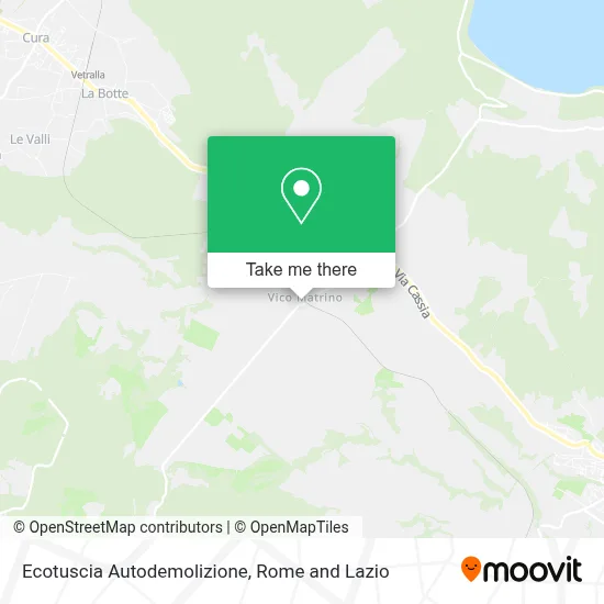 Ecotuscia Autodemolizione map