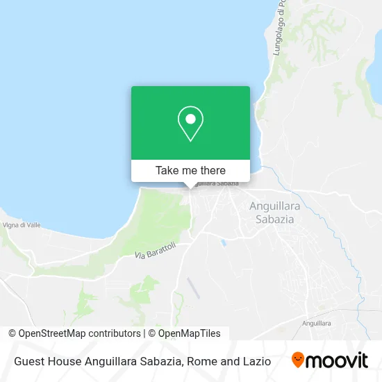 Guest House Anguillara Sabazia map