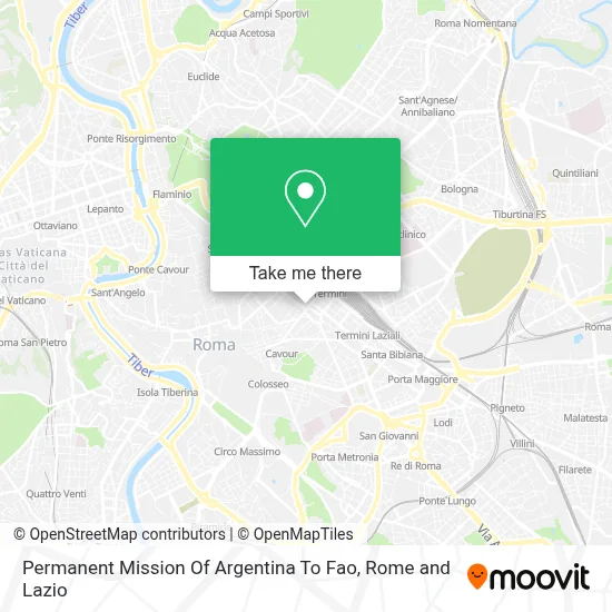 Permanent Mission Of Argentina To Fao map