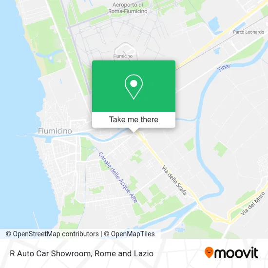 R Auto Car Showroom map