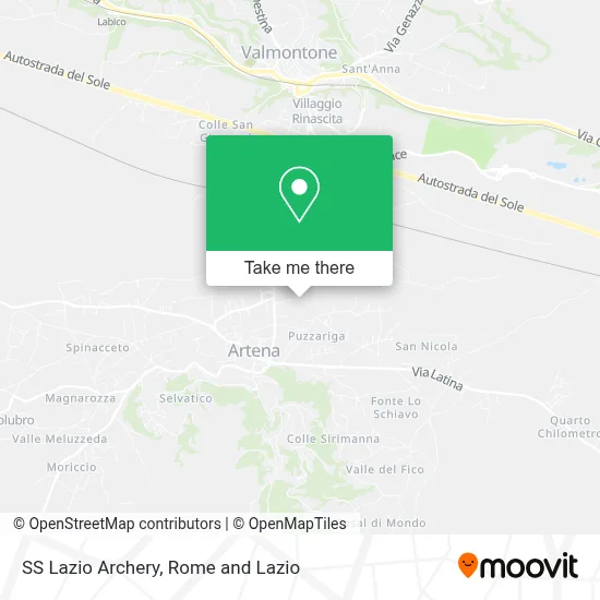 SS Lazio Archery map