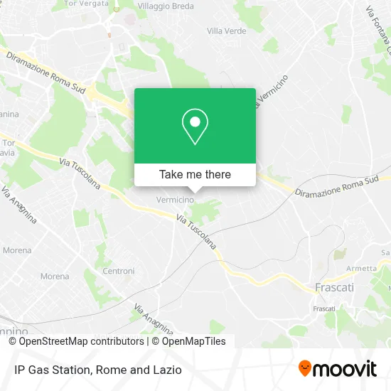 IP Gas Station map