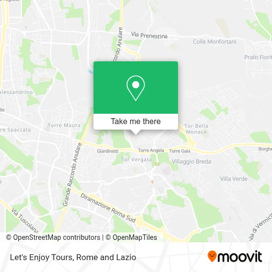 Let's Enjoy Tours map