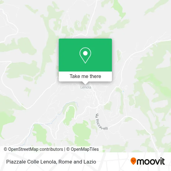 Piazzale Colle Lenola map