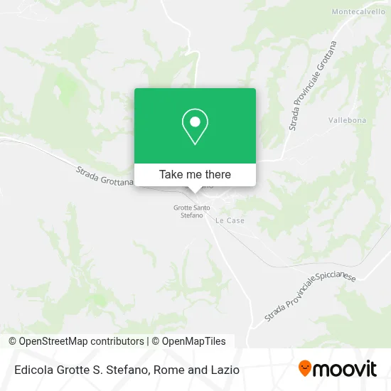 Edicola Grotte S. Stefano map
