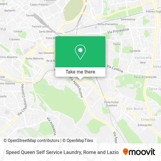 Speed Queen Self Service Laundry map