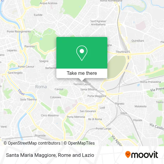 Santa Maria Maggiore map
