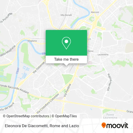 Eleonora De Giacometti map