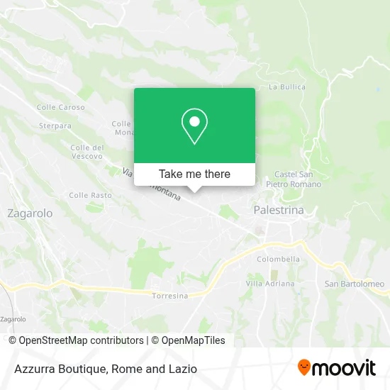 Azzurra Boutique map