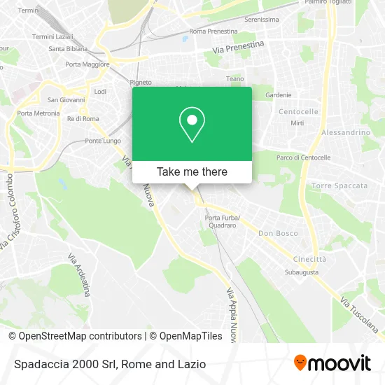 Spadaccia 2000 Srl map