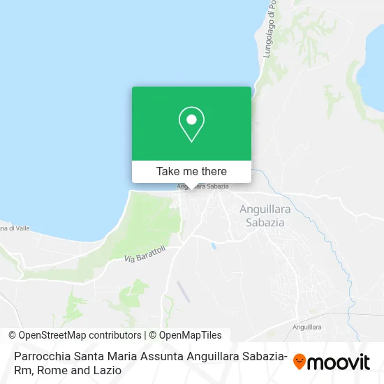 Parrocchia Santa Maria Assunta Anguillara Sabazia-Rm map