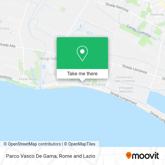 Parco Vasco De Gama map