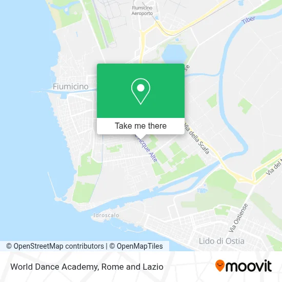 World Dance Academy map