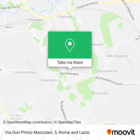Don Primo Mazzolari Street, 5 map