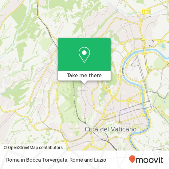 Roma in Bocca Torvergata map