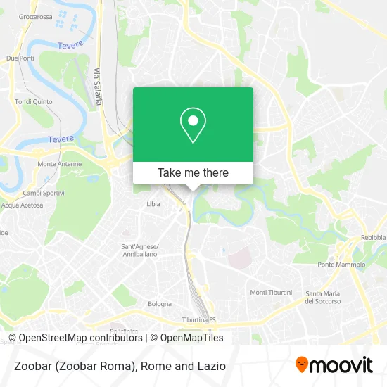 Zoobar (Zoobar Rome) map