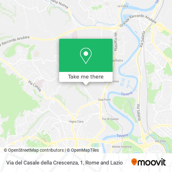Via del Casale della Crescenza, 1 map