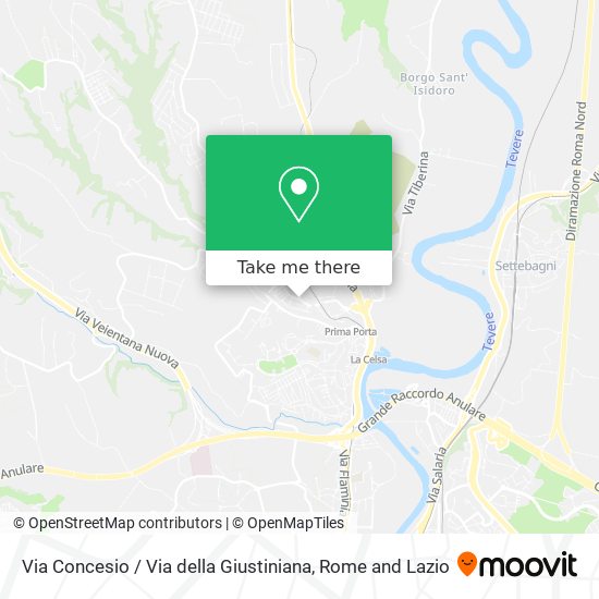 Via Concesio / Via della Giustiniana map