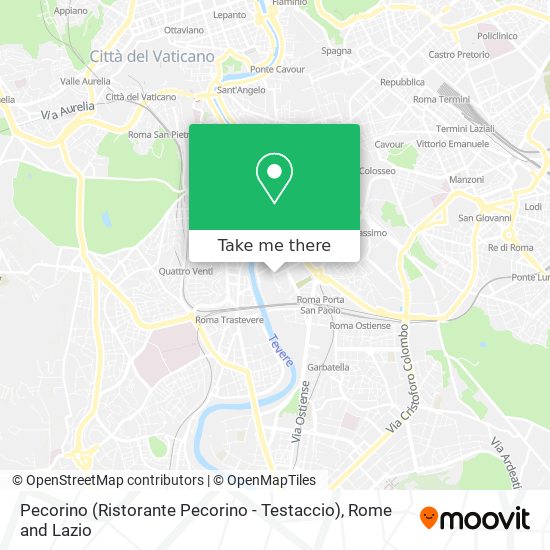 Pecorino (Ristorante Pecorino - Testaccio) map