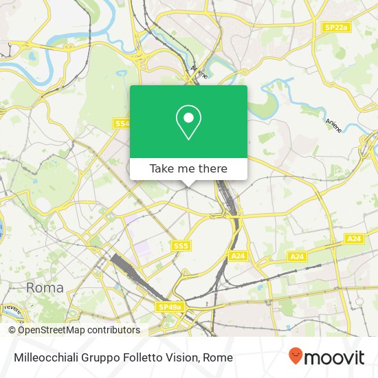 Milleocchiali Gruppo Folletto Vision map