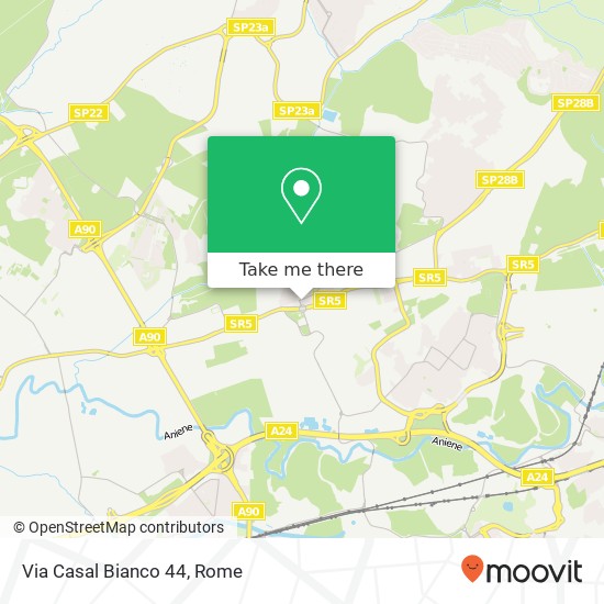 Via Casal Bianco 44 map