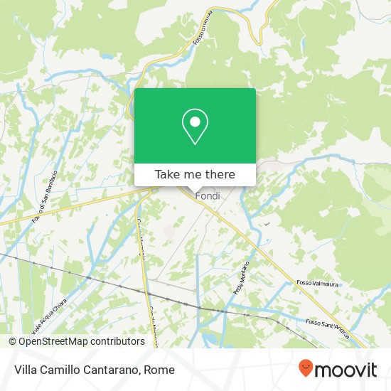 Villa Camillo Cantarano map