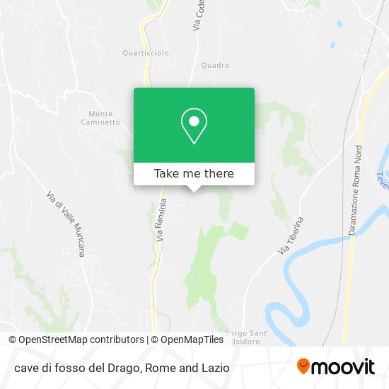 cave di fosso del Drago map