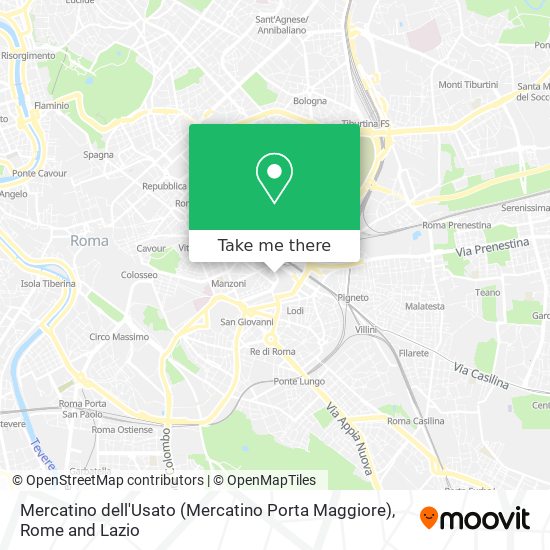 Mercatino dell'Usato (Mercatino Porta Maggiore) map