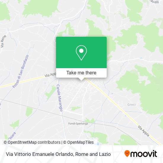 Via Vittorio Emanuele Orlando map