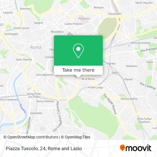 Piazza Tuscolo, 24 map