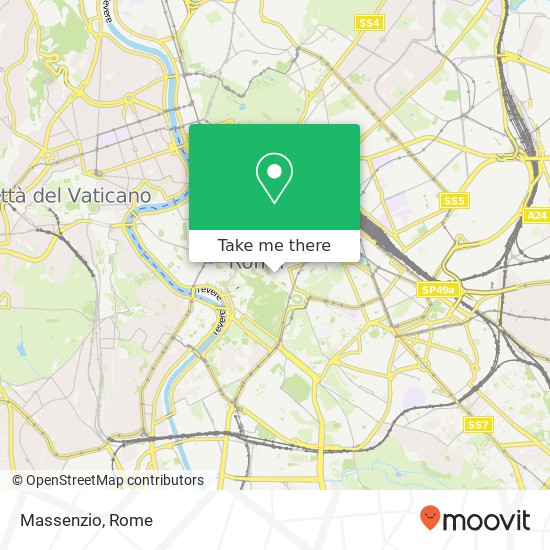 Massenzio map
