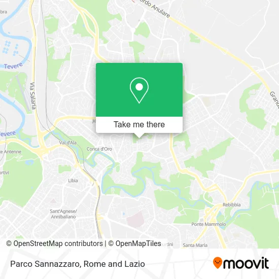 Sannazzaro Park map
