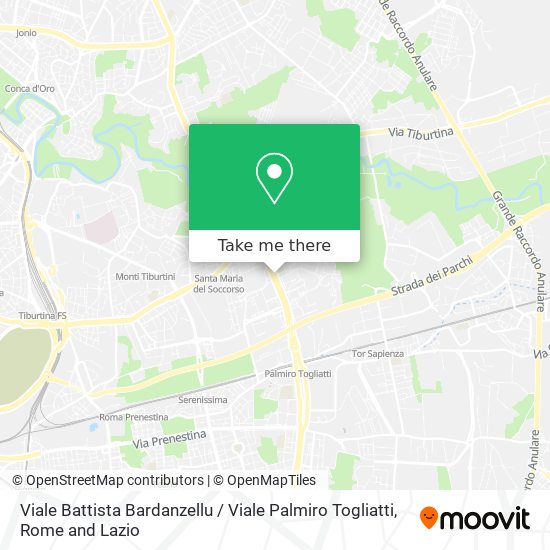 Viale Battista Bardanzellu / Viale Palmiro Togliatti map