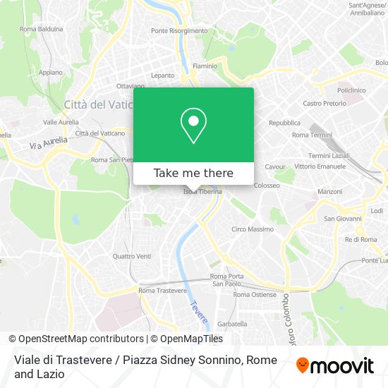 Viale di Trastevere / Piazza Sidney Sonnino map