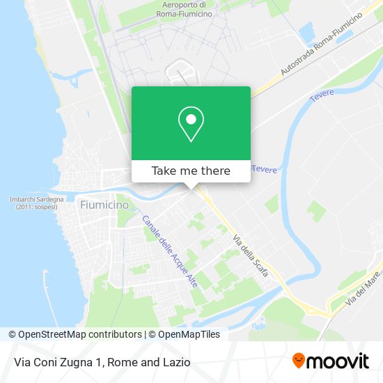 Via Coni Zugna 1 map