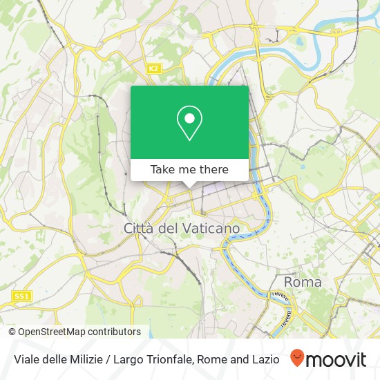 Viale delle Milizie / Largo Trionfale map