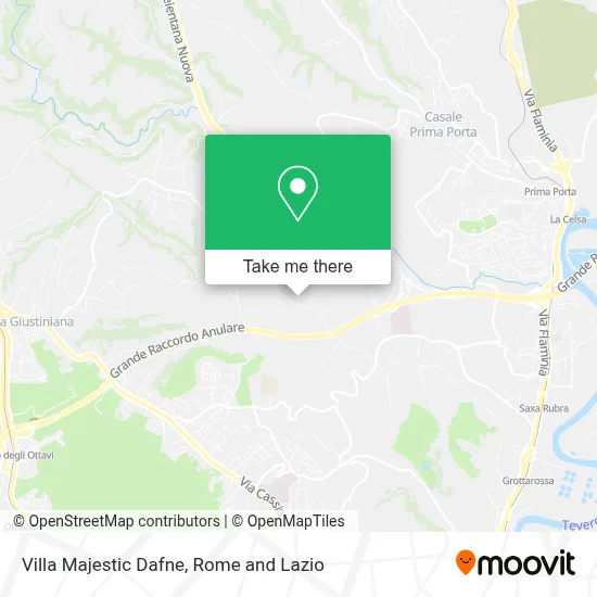 Villa Majestic Dafne map