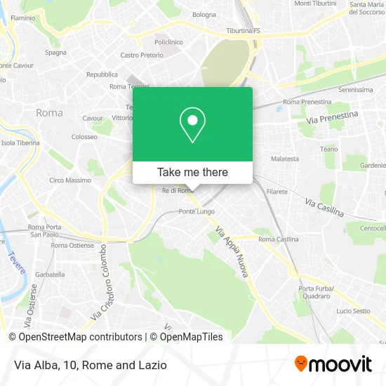 Via Alba, 10 map