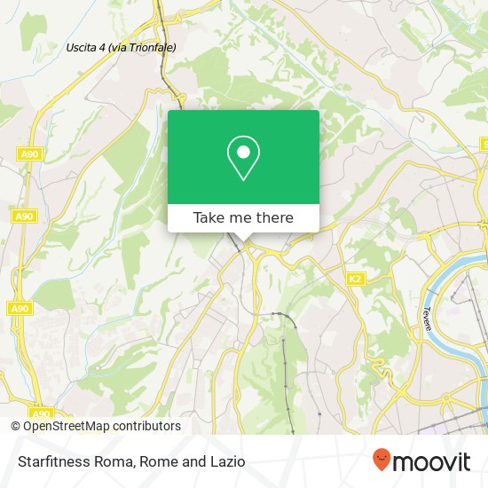 Starfitness Roma map