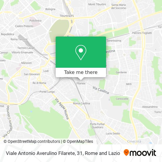 Viale Antonio Averulino Filarete, 31 map