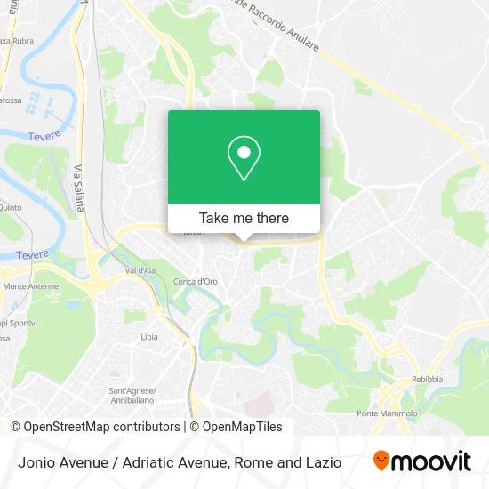 Jonio Avenue / Adriatic Avenue map