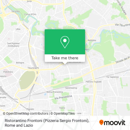 Ristorantino Frontoni (Pizzeria Sergio Frontoni) map