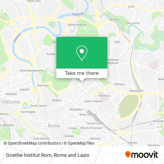 Goethe-Institut Rom map