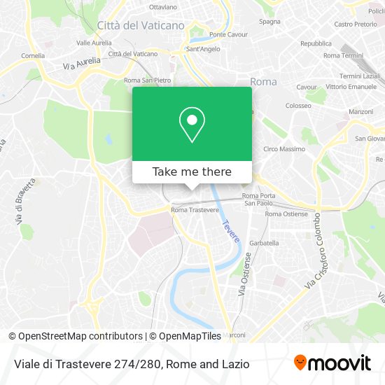 Viale di Trastevere 274/280 map