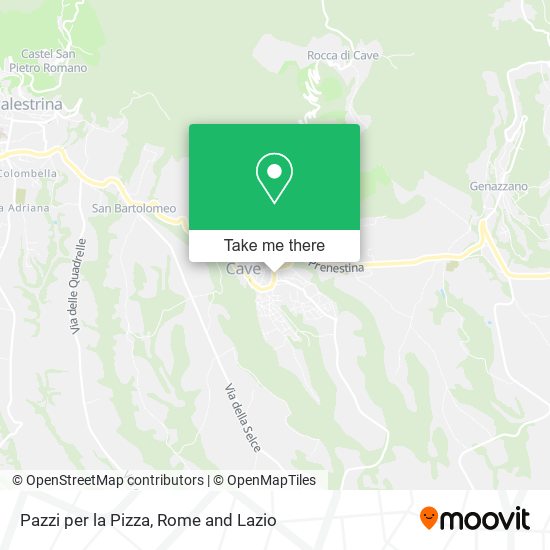 Pazzi per la Pizza map