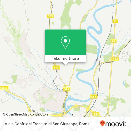 Viale Confr. del Transito di San Giuseppe map